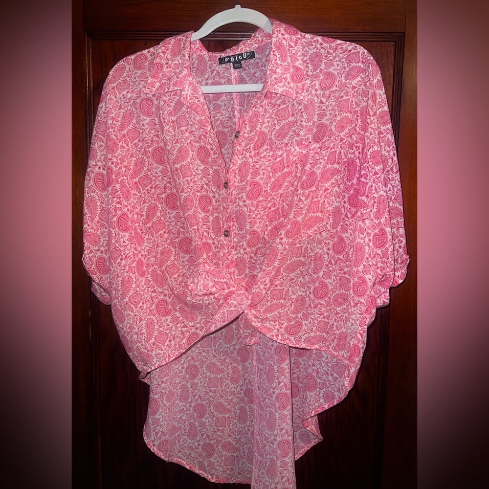 ⭐️Vintage Volcom ⭐️ drop-cut blouse shirt, size Medium ⭐️